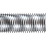 srfn ticaret (2 Metre) 35 mm Çaplı Ev-Ofis-Endüstriyel ve Ticari Süpürgeler İçin Gümüş Renk Hortum