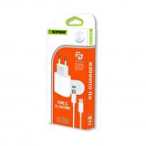 TYPE-C TO LİGHTNİNG 20W SEYAHAT ŞARJI