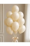 Latex Balon Seti 10'lu- Krem
