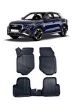 Audi Q2 2017 ve Sonrası Araca Özel Kauçuk 4D Havuzlu Paspas Takımı