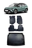 Hyundai Bayon Araca Özel 4D Havuzlu Paspas ve Bagaj Seti