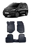 Fiat Doblo 2024 ve Sonrası Araca Özel 4D Havuzlu Paspas Seti