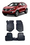 Kia Sportage SL 2010-2015 Araca Özel 4D Havuzlu Paspas Seti