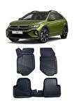 Volkswagen Taigo 2021 ve Sonrası Araca Özel Kauçuk 4D Havuzlu Paspas Takımı