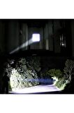 Ultra Güçlü 2500 Lumen 5w Cob Led Usb Şarjlı El Feneri Avcılık,kamp Feneri Deprem Çantalık Fener
