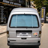 Suzuki Carry Uyumlu Oto Arka Cam Jaluzi Perde Alüminyum Güneşlik