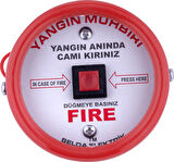 1005-220V İkaz Butonu (Yuvarlak)