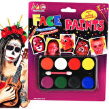 Yüz Boyama Seti 8 Renk