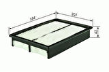Sardes SA2148 Hava Filtresi Honda Euro Civic 1.5 1.6 1996-1999 17220P07000