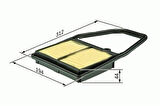 Sardes SA2163 Hava Filtresi Honda Civic VII Sedan 2001 2005 17220PLC000