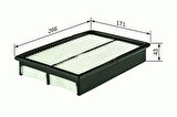 Sardes SA456 Hava Filtresi Toyota Corolla 1.6 Enjeksiyonlu 1992-1996 1780115070