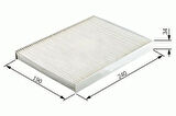 Sardes SC603 Polen Filtresi Fiesta V 02-08 Fusion 02-12 Mazda II 1.25 1.4 1.6 1.4Cd 03- TAMT16N619YFST