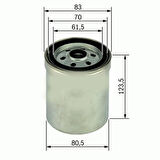 Sardes SF210 Yakıt Filtresi Fatih Dev Fatih Fatih Pro Volvo Massey Ferguson Magırus DOHCe Zp 526 Wk 723-Pp 845-Ff 5074 3825133