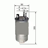 Sardes SF364 Mazot Filtresi Meriva A 03-Y13Dt Z13Dt Z13DTJ 1.3 CDTI 93189375
