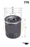 Sardes SO1196 Yağ Filtresi Giulietta Mito Tipo Egea 500x 1.4 508-Boxer III-Expert IV-C4 Picasso-Jumper III-Jump IV DW10-Dw11 9809532380