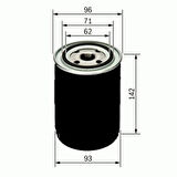 Sardes So851 Yağ Filtresi Ranger Mazda B Serıe 2.5D 2.5Td (4×4) (99 06) Metrocab Taxı 2.4Td Toyota Land Cruıser 2.4Td 3.0Td 4.2Td Haıce Hıkupıcup 2.4D (98 05) Avansıs 2.0 (99 05)