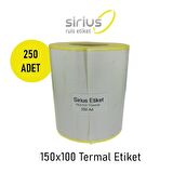150x100 TERMAL BARKOD ETİKET (1 RULO 250 ad)