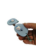 SRTfootcare (1 Adet MAVİ ) Sevimli Emojili Mini Maket Bıçağı