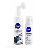 FLEXİCARE Susuz Fırçalı Spor Beyaz Deri Ve Kumaş Ayakkabı Bakımı Köpüğü + Flexi Beyaz Boya
