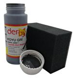 Derby Mont Direksiyon Koltuk Deri Boyası 100ml ve Siyah Sünger