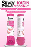 SİLVER Kadın Ayakkabı Deodorantı Koku Giderici Önleyici 100 ML Ladies Fresh