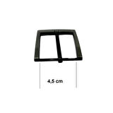 Kemer Tokası 4,5 cm Siyah Silme 1 Adet  (Leathercraft, Deri Hobi)