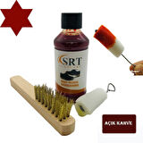 SRTfootcare Süet Nubuk Ayakkabı Bakım Boyası 110 Gr ve Süet Temizleme Tel Fırça