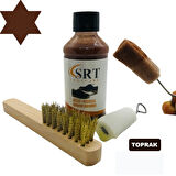 SRTfootcare Süet Nubuk Ayakkabı Bakım Boyası 110 Gr ve Süet Temizleme Tel Fırça