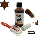 SRTfootcare Süet Nubuk Ayakkabı Bakım Boyası 110 Gr ve 4 Yönlü Temizleme Fırçası