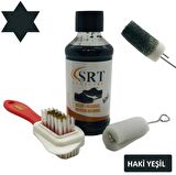 SRTfootcare Süet Nubuk Ayakkabı Bakım Boyası 110 Gr ve 4 Yönlü Temizleme Fırçası