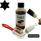 SRTfootcare Süet Nubuk Ayakkabı Bakım Boyası 110 Gr ve 4 Yönlü Temizleme Fırçası