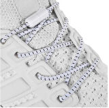 SRTfootcare Akıllı Vidalı Kilitli Elastik Outdoor Ayakkabı Bağcığı Yuvarlak Çizgili 100cm 1 Çift