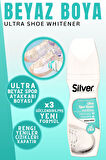 SİLVER Spor Ayakkabı Deri ve Kumaş Temizleme Köpüğü + Güçlendirilmiş Ultra Beyaz Spor Ayakkabı Boyası ( 2li Set )