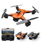 4 kanatlı optik akış Katlanabilir Çantalı Drone Seti Kameralı