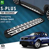 S-Dizayn Ssangyong Actyon Sports S-Plus Gri Yan Basamak 203 Cm 2007-2018 A+ Kalite