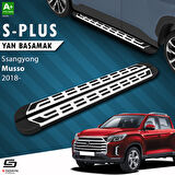 S-Dizayn Ssangyong Musso S-Plus Gri Yan Basamak 203 Cm 2018 Üzeri A+ Kalite