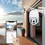 2.0 Mp Hd Lens İç Dış Mekan Suya Danıklı Ip Wifi Network Güvenlik Kamerası Wifi Kamera