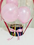 İyi ki Doğdun Şeffaf Balon - Kız Çocuk Doğum Günü Hediyesi Boya Kalemli + İsme Özel Boyama Sayfası