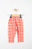 Kareli Düğmeli Kız Bebek Pijama Takımı