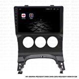 Araç Multimedya Peugeot 3008 Android 12 Carplay 4Gb Ram + 64Gb Hdd Navigasyon Ekran MYW