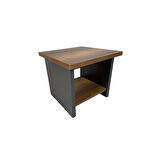 GOLDSİT STANDART SEHPA 50*50 CM BAROK - ANTRASİT
