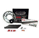 ZİNCİR DİŞLİ SETİ CF MOTO NK (650 cc) (2022-2023) / CF MOTO / NK / 650cc / ZİNCİR: DID-520 ORING-118 / ÖN-ARKA DİŞLİ :  SUNSTAR (14T-46T) / 2022-2023