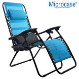 Microcase Taşınabilir Kamp Sandalyeleri için Çok Amaçlı Sehpa Bardaklık Telefon Tutucu - SİYAH AL5279