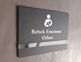 Soft Seri Bebek Emzirme Odası Kapı Isimliği