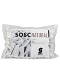SOSC Natural Beyaz Dolomit Kristal Dekoratif Çakıl Taşı, 2-4 cm, 3 kg, İç ve Dış Mekan Peyzaj için
