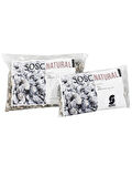 SOSC Natural Dekoratif Çakıl Taşı, Gnays Dolomit, Gri Sarı Damarlı, 1-2 cm, 3 kg