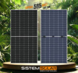 TOPCon 585w Watt Güneş Paneli Monokristal 144 Hücre Solar Panel