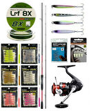 YekOutdoor Arrow Worm LRF Seti Shimano Kamış Sienna Spinning Sensitive 2,11m 0,5-7g 2pc&Shimano Sienna 1000 Fg Lrf Makinesi