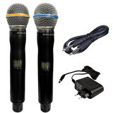  SSP Profesyonel Audio WM602-33 Çift El Telsiz Mikrofon Sistemi