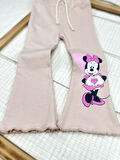 Kız Çocuk Minnie Mickey Mouse Pamuklu Taytlı Alt Üst Takım